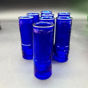 Tequila Corralejo Colbalt Blue Shotgun Shell Shot Glasses Set Of 8